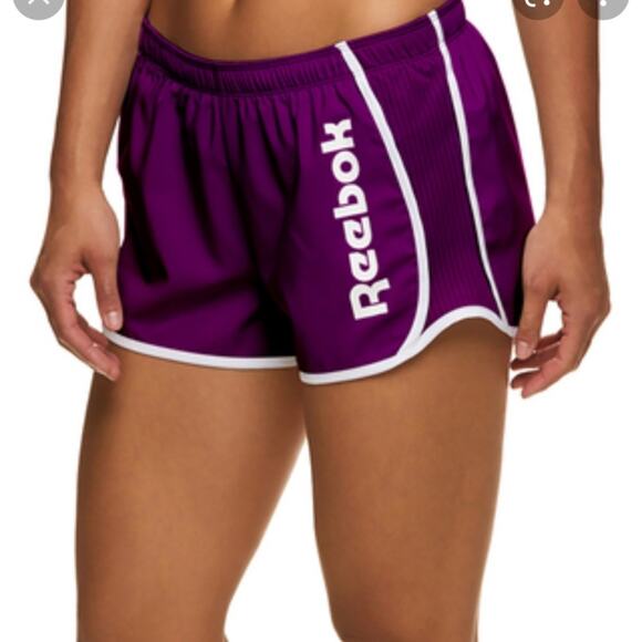 NWT‎ Reebok Potent Purple Athletic Shorts - Picture 1 of 8